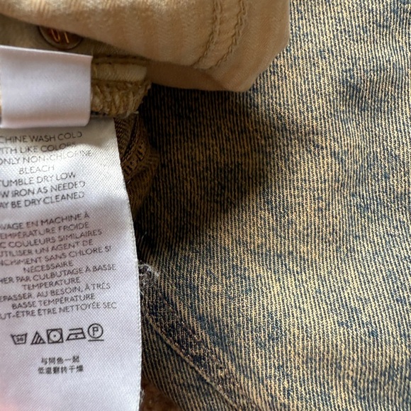 Free People We The Free Jeans Womens 26 Brown Maggie Straight Distressed Raw Hem - Picture 4 of 6